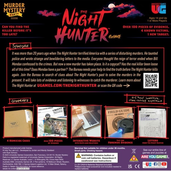 The Night Hunter - Murder Mystery Game - Picture 4 of 5